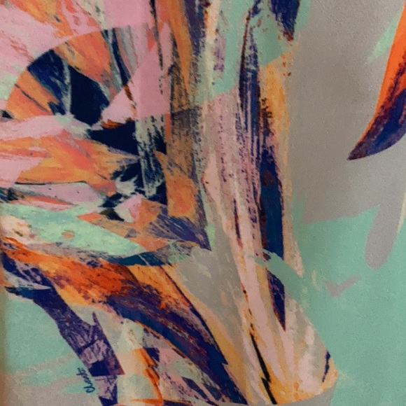 Beautiful Multi Colour Mock Neck Dress - Picture 6 of 9